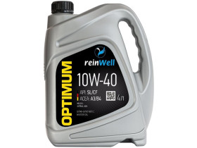 Моторное масло ReinWell Optimum 10W-40 A3/B4 полусинтетическое 4 л .