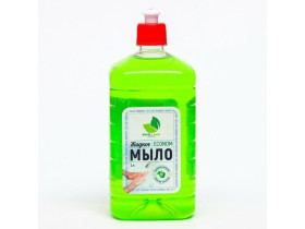 Жидкое мыло "ECONOM" зеленое яблоко 1000 мл