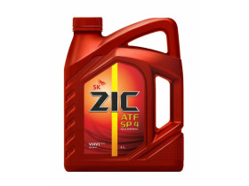 Трансмиссионное масло ZIC ATF SP 4 полностью синтетическое 4л 162646