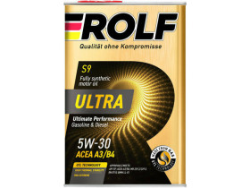 ROLF Ultra S9 5W-30 A3/B4 SP 4л металл (323105)