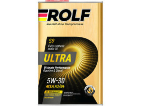 ROLF Ultra S9 5W-30 A3/B4 SP 1л металл (323103)