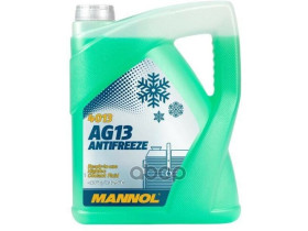 4013-5 Antifreeze Ag13 -40 Зел Прозрачная Кан 5Л (5.4Кг) MANNOL арт. MN40135