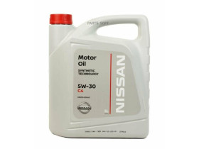 NISSAN KE90090043 Зам. R Масло моторное синтетическое Motor Oil DPF 5W-30, 5л KE900-90043