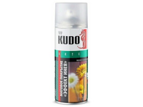 KUDO Декоративное покрытие для стекла KUDO "Эффект инея" 0,52л
