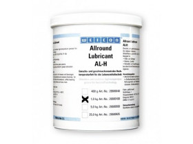 Weicon AL-H - Смазка высокотемпературная для пищевого оборудования жировая al-h 1000, Желтовато - белый, 1кг.